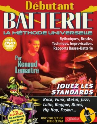 METHODE BATTERIE DEBUTANT + CD + MP3 + DVD