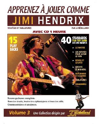APPRENEZ A JOUER COMME</BR>JIMI HENDRIX  + CD + MP3