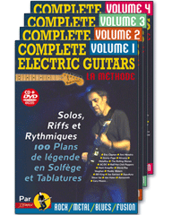 Méthode pour cours de guitare électrique - CD DVD