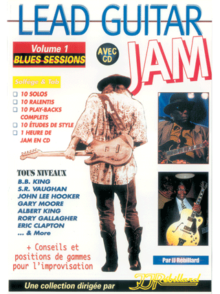LEAD GUITAR JAM VOL 1</BR>Blues sessions